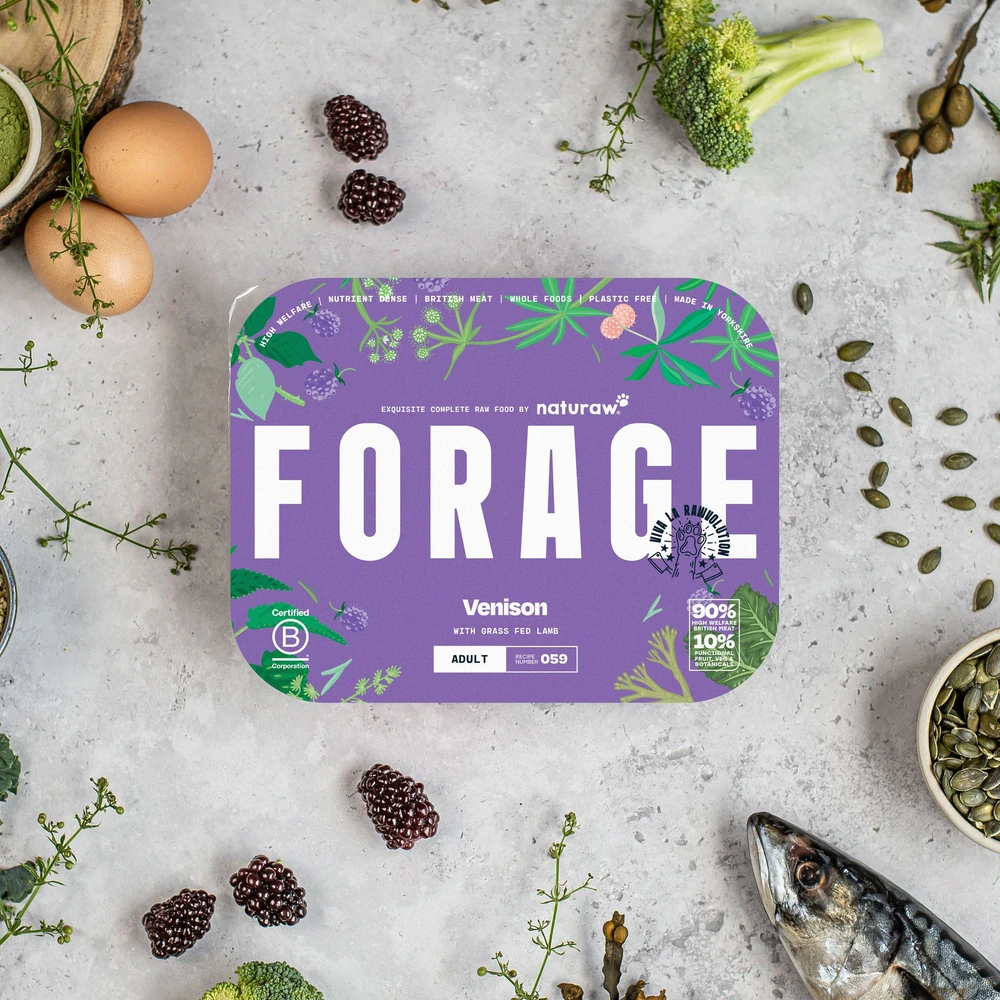 Naturaw Forage Venison Complete Raw Dog Food 500g Naturaw Forage Venison Complete Raw Dog Food 500g