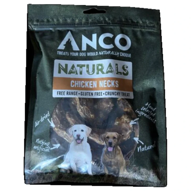 Anco Naturals Chicken Necks Dog Treats 7 Pack