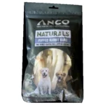 Anco Naturals Puffed Rabbit Ears Dog Treats 100g
