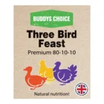 Buddys Choice Three Bird Feast 80 10 10 Raw Dog Food