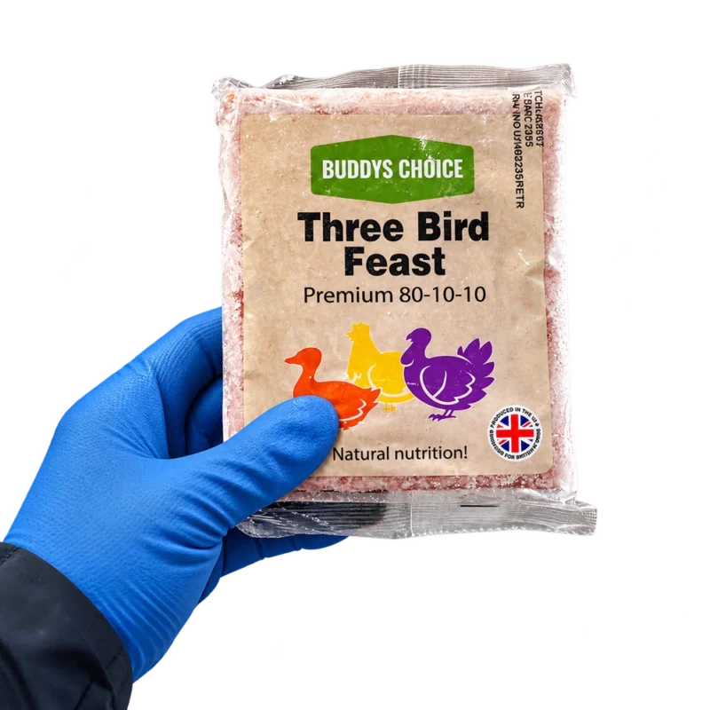 Buddys Choice Three Bird Feast 80 10 10 Raw Dog Food Gallery