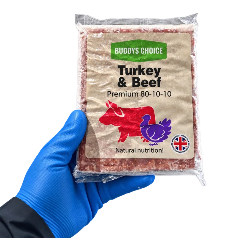 Buddys Choice Turkey & Beef Tripe 80 10 10 Raw Dog Food Gallery