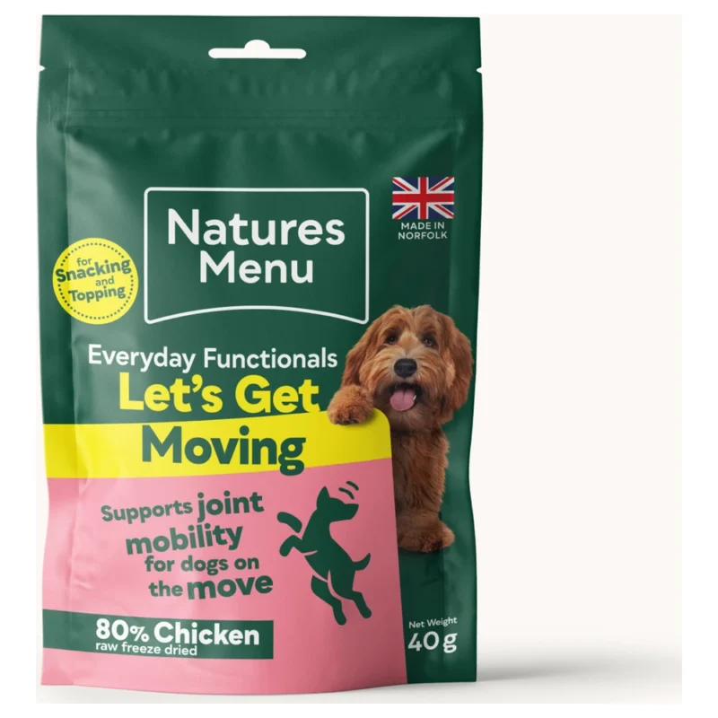 Natures Menu Lets Get Moving Chicken Freeze Dried Dog Treats 40g