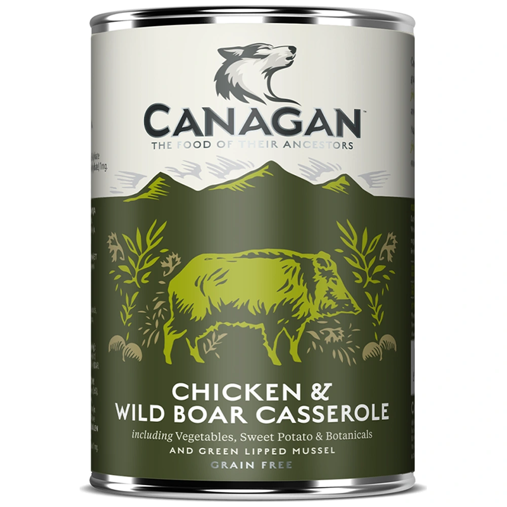 canagan chicken wild boar casserole grain free wet dog food 400g canagan chicken wild boar casserole grain free wet dog food 400g