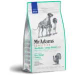 mcadams sensitive free range turkey medium large breed dry dog food